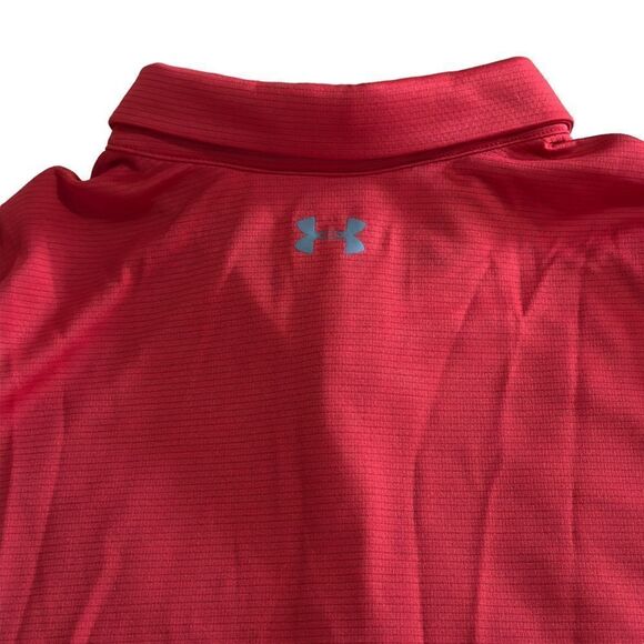 UNDERARMOUR Performance Polo Textured Heatgear Shirt 2XL - Picture 5 of 13